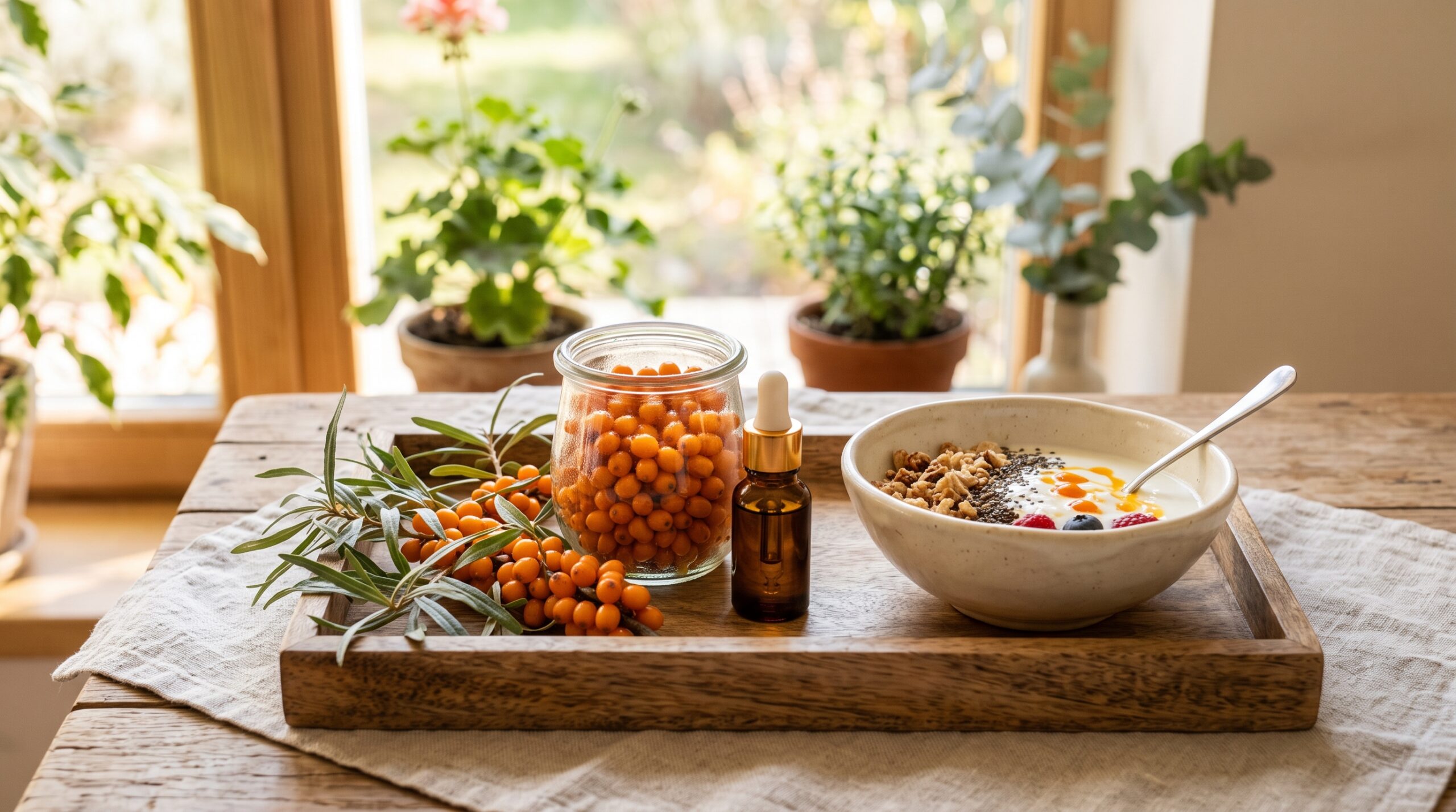 Homoktövis (Hippophae rhamnoides): bőrre és energiára ősz elején – így használd okosan